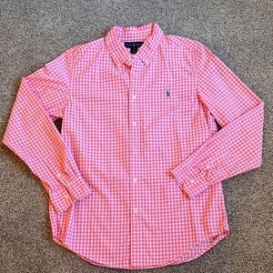 Polo Ralph Lauren Men's Pink Gingham Shirt